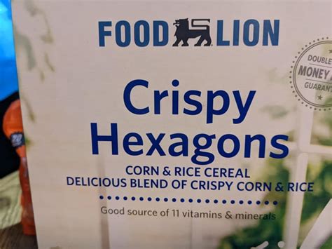 Food Lion Crispy Hexagons Cereal