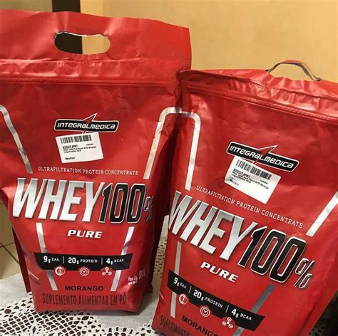 Encerrado Whey Pure G Pouch Integralmedica Morango