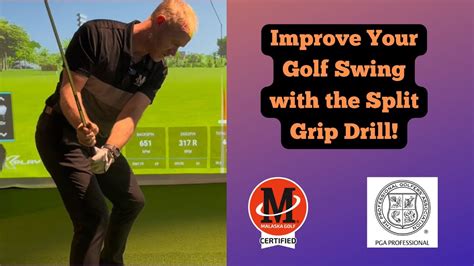 improve  golf swing   split grip drill fogolf follow golf