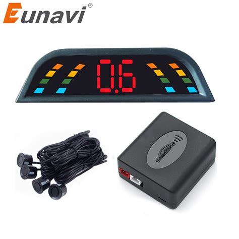 Buy Eunavi Car Auto Parktronic Led Parking Sensor With Sensors