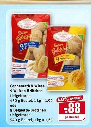 Coppenrath Wiese Weizen Br Tchen Oder Baguette Br Tchen Angebot