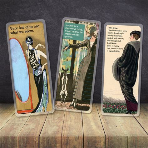 Agatha Christie bookmarks. Set of 6 | Etsy