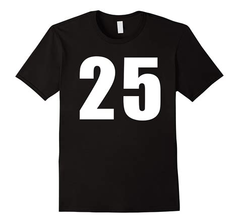 Jersey Number 25 Baseball Football Soccer Basketball Shirt-ANZ – Anztshirt