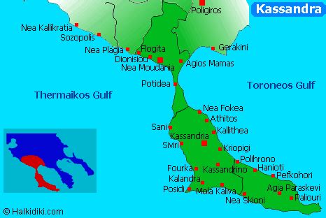 Virtual map of Kassandra