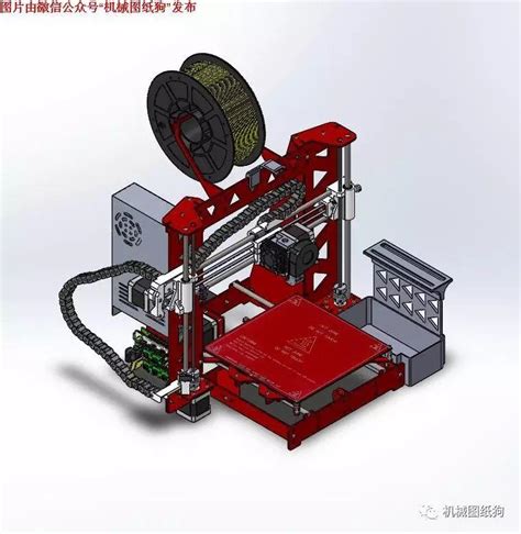 【工程机械】prusa I3金属框架3d打印机三维建模图纸 Solidwrosk设计 Solidworks 仿真秀干货文章