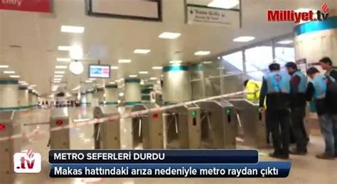 Taksim Yenikapı metro seferleri durdu Haberler Milliyet