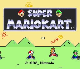 Super Mario Kart New Sprites