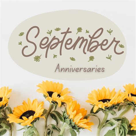 September Anniversaries