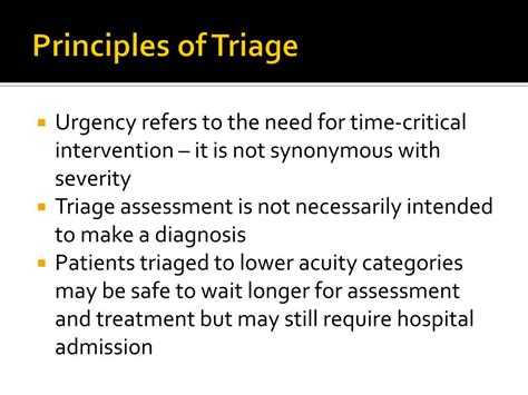 Ppt Emergency Department Triage Powerpoint Presentation Free Download Id 6708446