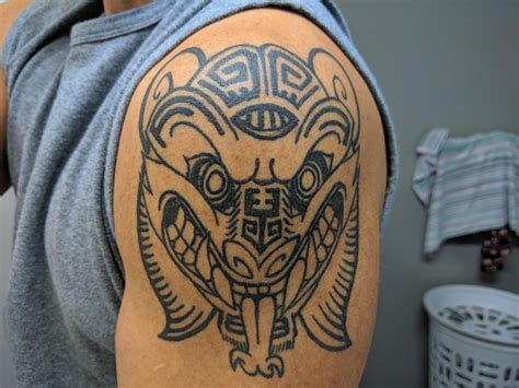 First tattoo, Mayan Jagaur God of The Underworld. Done by Charlie | First tattoo, Tattoos, Ring ...