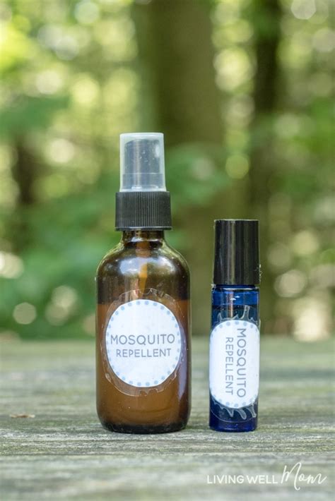 Homemade Essential Oil Mosquito Repellent Spray Roller Blend