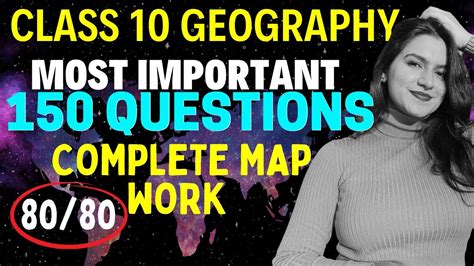 Class 10 SST Top 150 Most Important MCQs Geography Complete