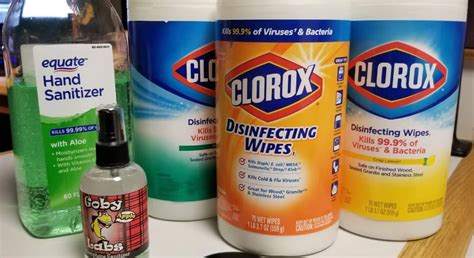 Ranking 5 Disinfectants Based On How Rank They Are