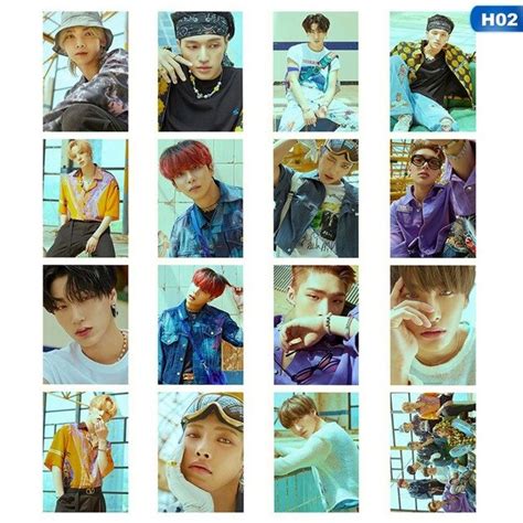 16pcsset Kpop Ateez Photocard Postcard New Album Zero Fever Part1 P