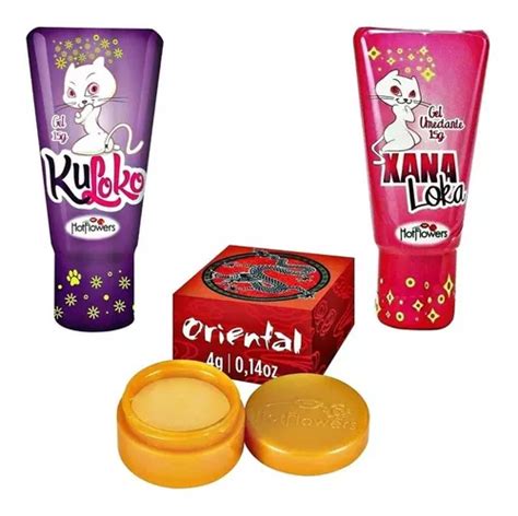 Crema Erótica Hot Flowers Creme Xana Loka Ku Loko Pomada Oriental