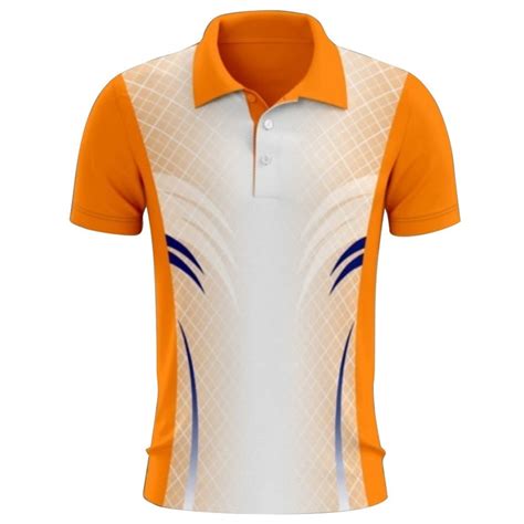 Polyester Graphic Printed Mens Sublimation Sport T Shirt Polo Neck At