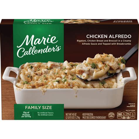 Marie Callender S Comfort Bakes Multi Serve Frozen Dinner Chicken Alfredo 45 Ounce Tony S