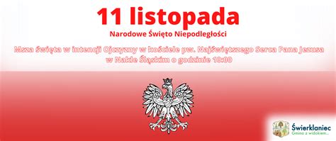 11 listopada Narodowe Święto Niepodległości