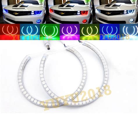 Anillos De Halo Rgb Aptos Para Chevrolet Camaro Faro