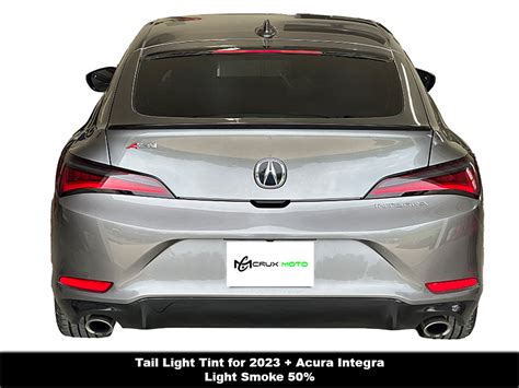 Crux Motorsports Light Smoke Tail Light Tint For Acura