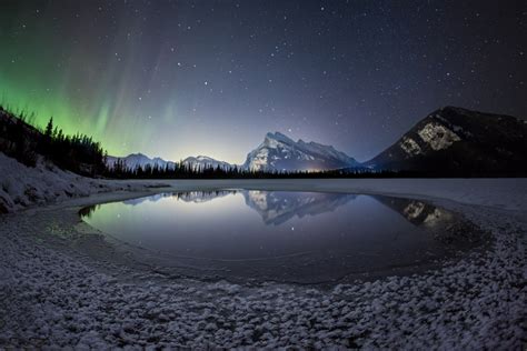 Wallpaper Night Reflection Snow Photography Moonlight Atmosphere