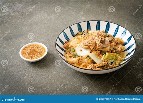 Stir Fried Thai Styled Sukiyaki Or Stir Fried Vermicelli With Pork And