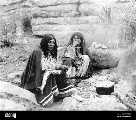 Edward S Curits Native American Indians Two Apache Indian Women At