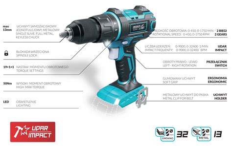 Wiertarko Wkr Tarka Akumulatorowa V Z Funkcj Udaru Sas All Dedra