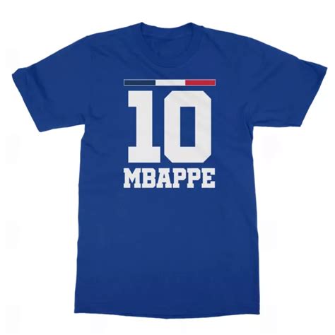 Kylian Mbappe 10 France Colors World Soccer Football Unisex T Shirt Eur