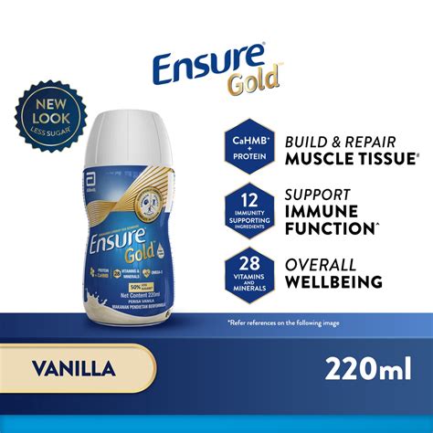 Ensure Gold Liquid Ready To Drink Rpb Vanilla Ml Shopee Malaysia