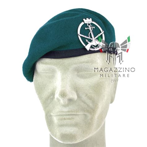 Italian Lagunari San Marco Green Beret Original 100 Wool With Military