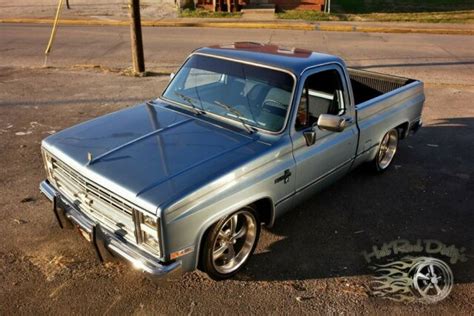 Clean Slammed Squarebody Silverado Chevy C Hot Rat Street Rod Patina