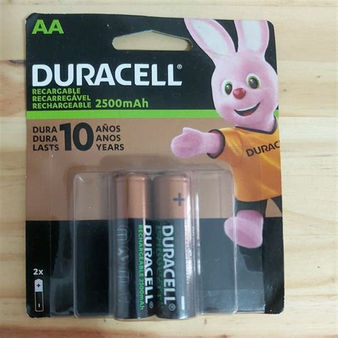 Pilha Recarreg Vel Aa Mah Cartela C Pilhas Duracell Shopee