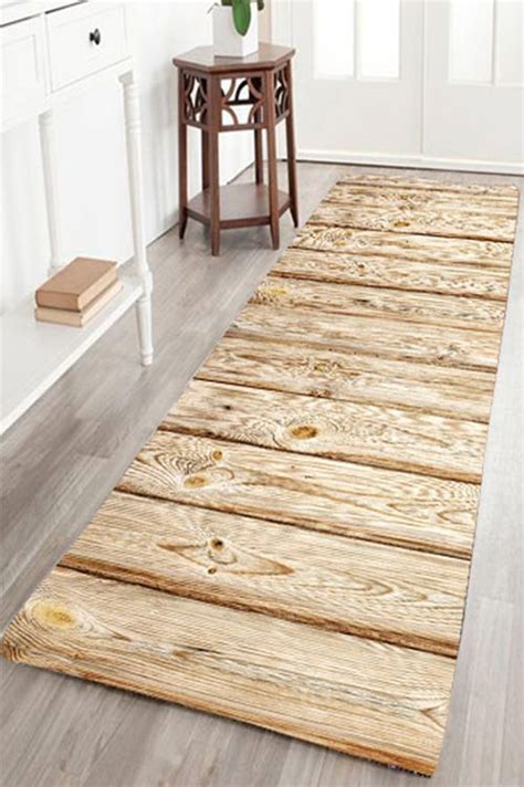 Wood Grain Flannel Skid Resistant Rug Rugs On Carpet Rugs Wood