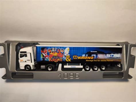 HERPA 159111 MAN TGX XXl GaPl Sz Circus Krone Krone Gebraucht