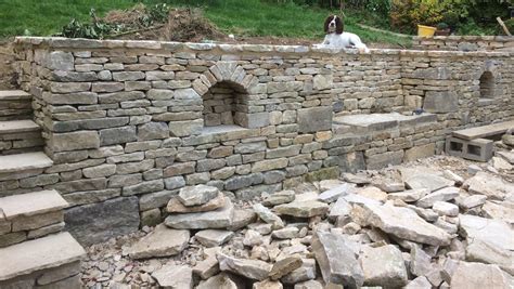 Dry Stone Retaining Wall