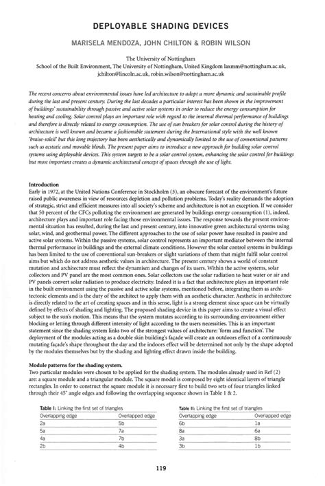 deployable shading devices