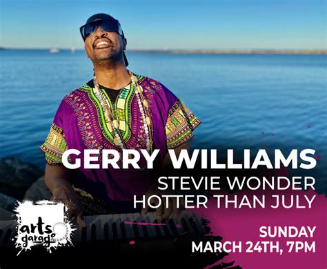 Gerry Williams- Stevie Wonder: Hotter than July - Arts Garage