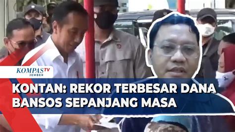 Respon Istana Saat Kontan Sebut Dana Bansos Terbesar Sepanjang