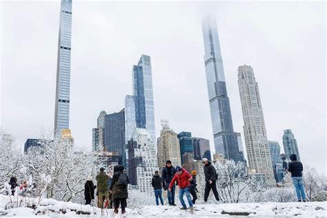 Winter storm breaks New York City’s record for most daily snow in 2 years