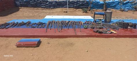 [photos] Insecurity Troops Uncover Gun Factory In Plateau The