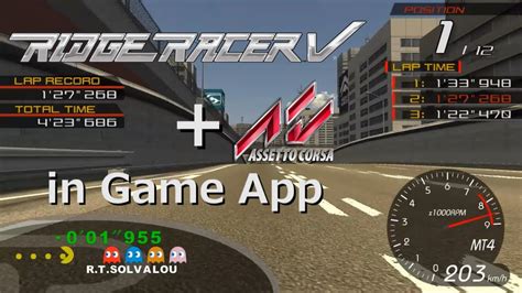 Assetto Corsa Ridge Racer Vin Game App HUD Showcase YouTube