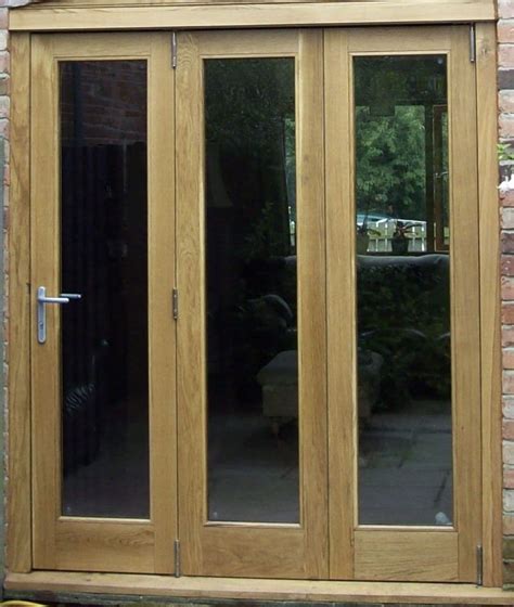 Solid Oak Bifold Door Set 3 Leaf