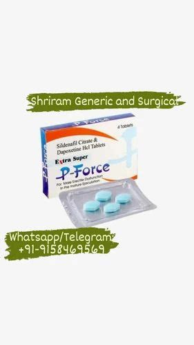 200MG Extra Super P Force Packaging Size 1 4 Tablets At Rs 210 Strip