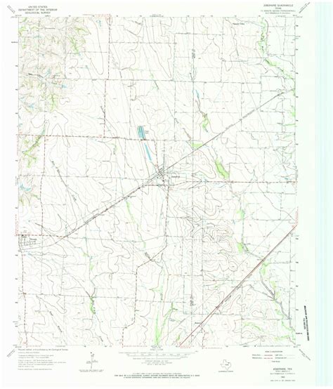 Classic Usgs Josephine Texas 75x75 Topo Map Mytopo Map Store