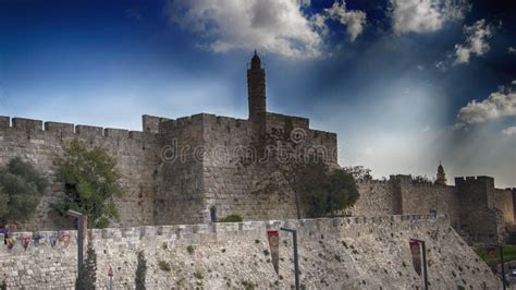 Jerusalem,Israel, The Old City Walls Stock Image - Image of walln ...