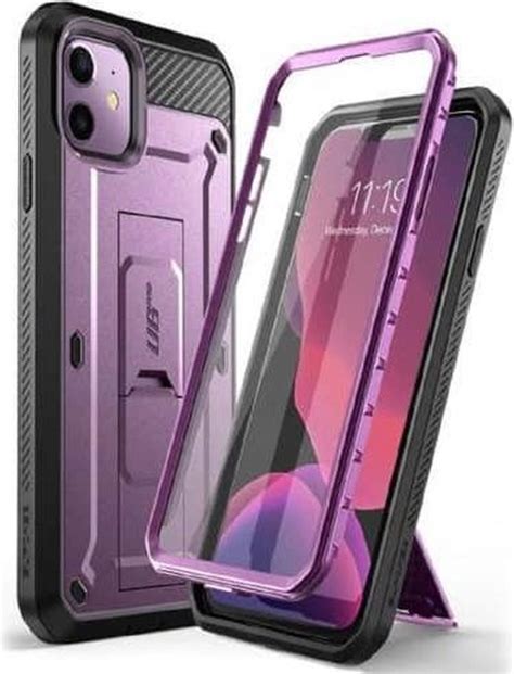 Supcase Backcase Hoesje Met Screenprotector Iphone Paars Bol