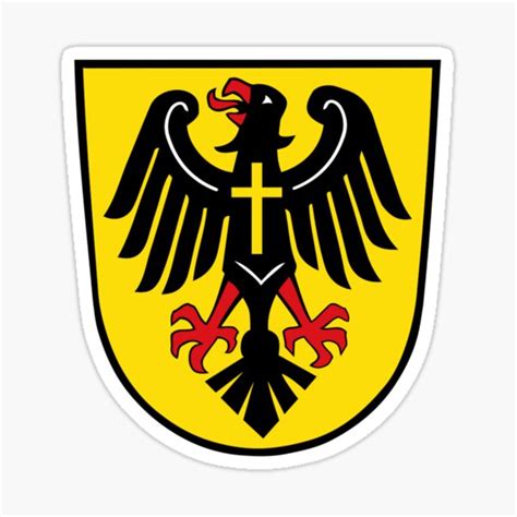 Coat of Arms of Rottweil Baden Württemberg Sticker for Sale by Shav