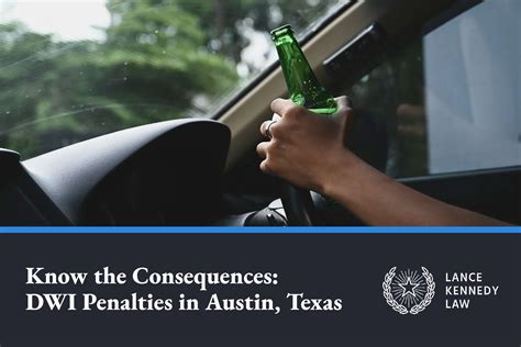 Know the Consequences: DWI Penalties in Austin, Texas