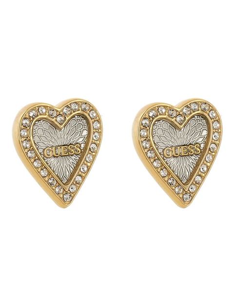 Guess Boucles D Oreilles Jube Jw Plaqu Or Jaune Modivo Fr